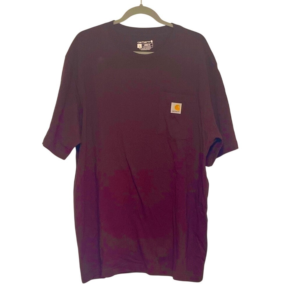 Carhartt Loose Fit Cranberry Pocket T Shirt Men's Large